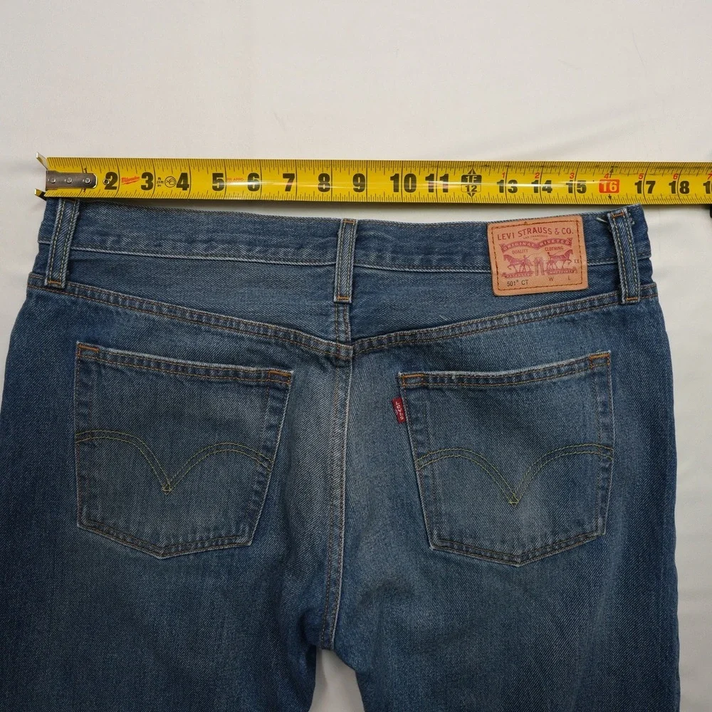 Levi's 501‎ Men's Fit 33x27.5 Jeans Button Fly Original Fit Straight Leg Blue